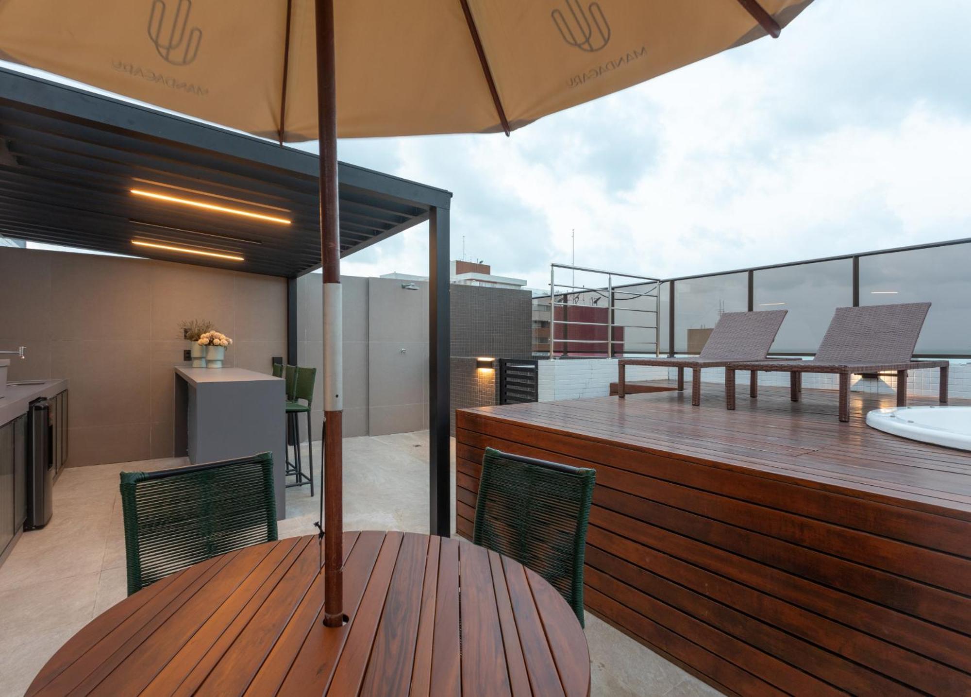 João PessoaCobertura Com Jacuzzi E Deslumbrante Vista Mar公寓 外观 照片